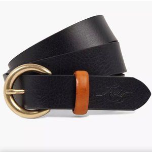 Levi’s Leather Belt Larkspur Blue